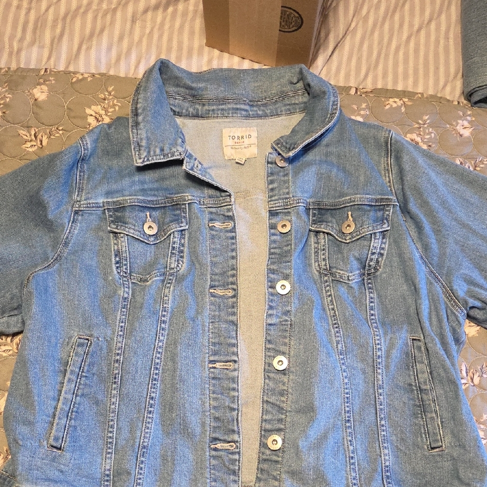 Torrid Classic Blue Denim Jacket